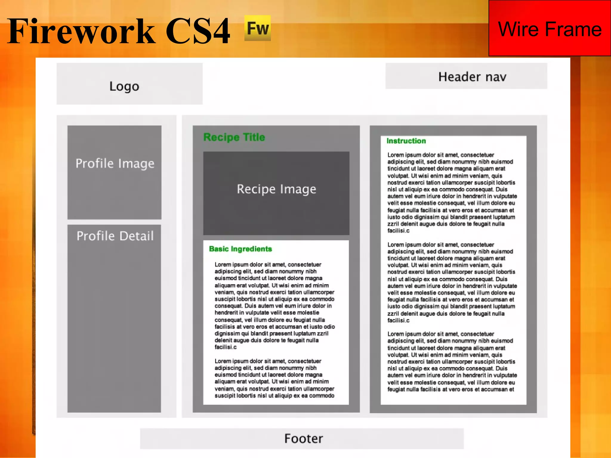 Firework CS4 Wire Frame 