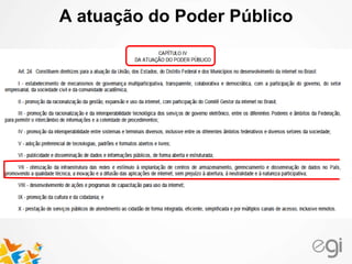 A atuação do Poder Público 
 