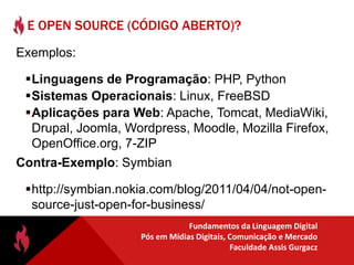 Padrões FechadosEncontra-se na literatura também os termos “Padrões Proprietários” ou “Sistemas Fechados”.