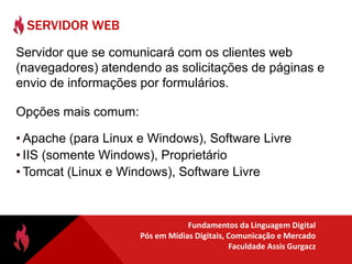 Protocolo HTTP - códigosToda requisição HTTP recebe um cabeçalho de resposta, que contém um Código e uma Frase, pelo menos.O elemento Status-Code é um código de inteiro de 3 dígitos do resultado da tentativa do servidor em entender e processar a requisição (request). Estes códigos são definidos em detalhes na seção 10 da RFC 2616 (http://www.w3.org/Protocols/rfc2616/rfc2616.html). A Reason-Phrase visa fornecer uma breve descrição textual do Status-Code.O Status-Code é voltado para a interpretação automatizada (programa cliente) e a Reason-Phrase é voltada para o usuário humano. O cliente HTTP não precisa necessariamente examinar ou exibir a Reason-Phrase.