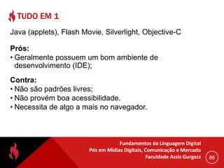 Internet ExplorerInício: ago/1995Domina atualmente o marketshare de navegadores. A última versão estável é a 9 (fev/2011).Atualmente a versão 10 está em desenvolvimento.