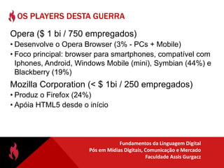 Desenvolvimento WebSistema OperacionalWindows, Linux, FreeBSDServidor WebIIS, Apache, TomcatBanco de DadosSQL Server, Oracle, MySQL, PostgreSQLLinguagem de ProgramaçãoPerl, ASP, ASP.NET, PHP, Java, Python, Ruby, Coldfusion