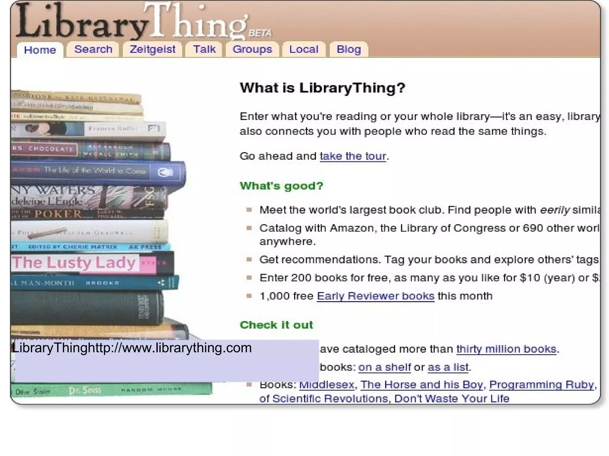LibraryThinghttp://www.librarything.com
 