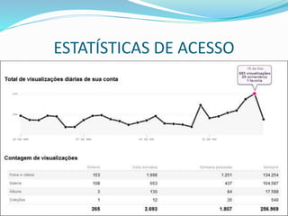 ESTATÍSTICAS DE ACESSO
 