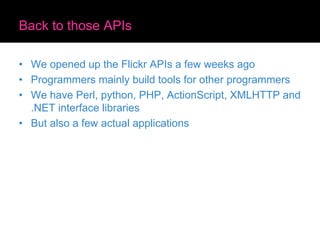 flickr's architecture & php 