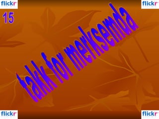 takk for merksemda 15 