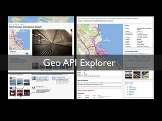 Geo API Explorer
 