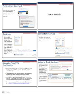 Flickr Tactical Guide