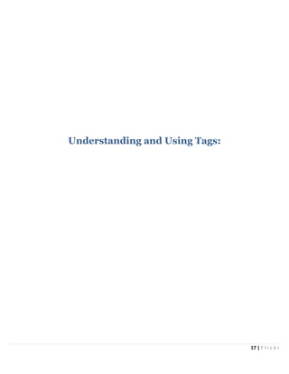 Flickr Tactical Guide