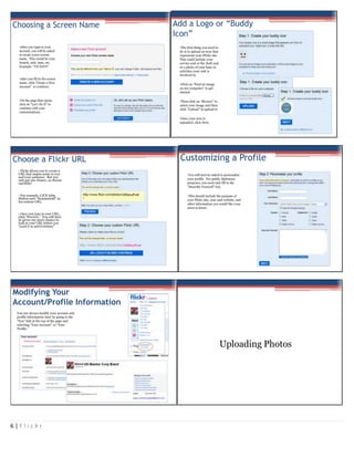 Flickr Tactical Guide