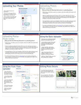 Flickr Tactical Guide