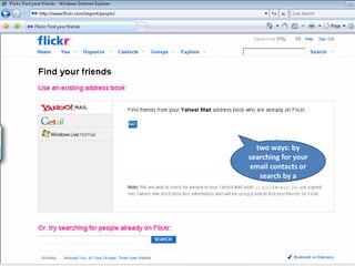 Add contacts in two ways: by searching for your email contacts or search by a person’s name. 