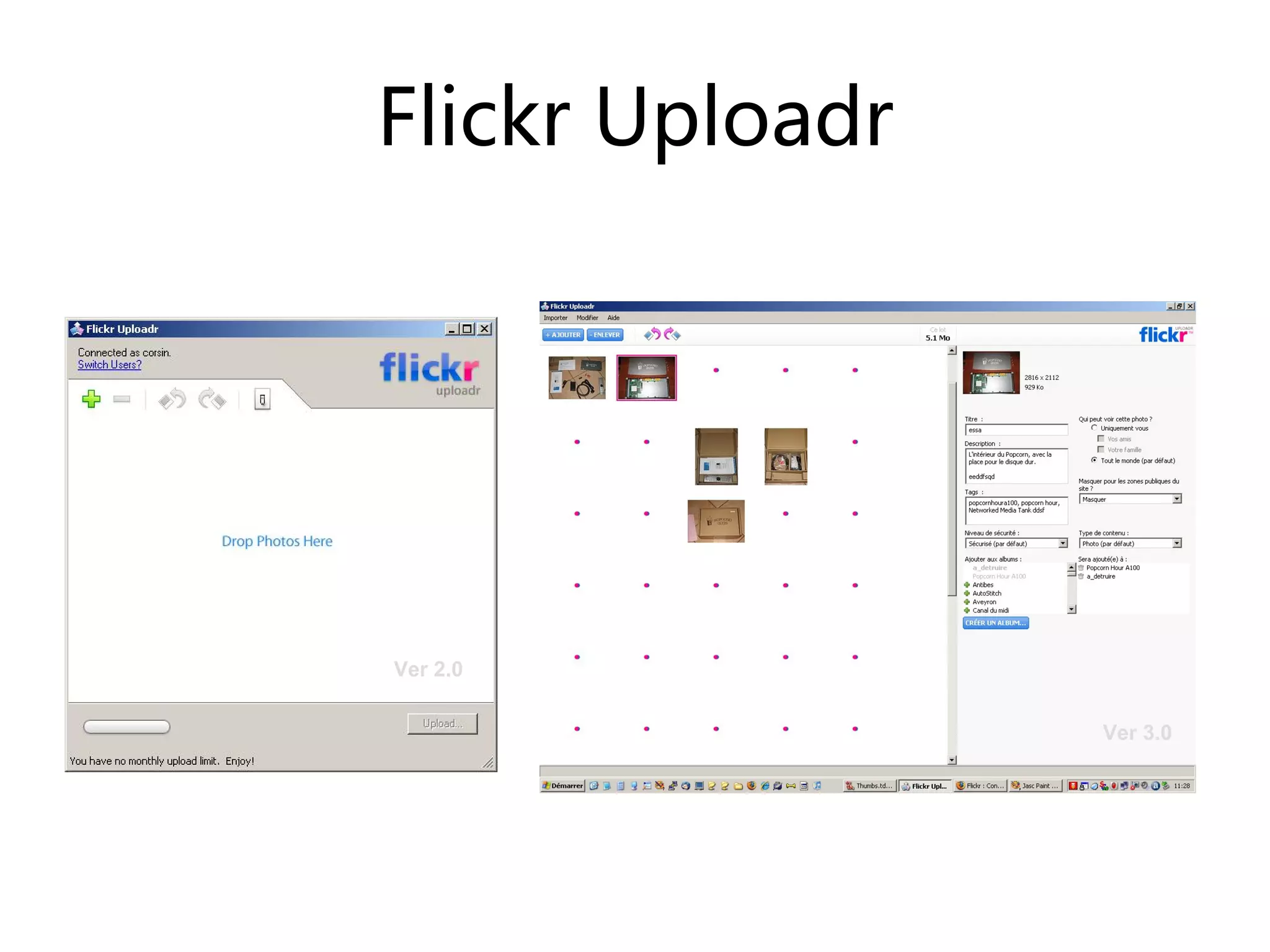 Flickr vs Picasa