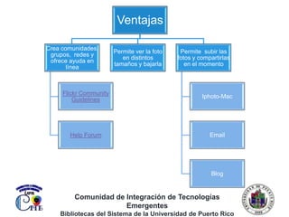Comunidad de Integración de Tecnologías EmergentesBibliotecas del Sistema de la Universidad de Puerto Rico