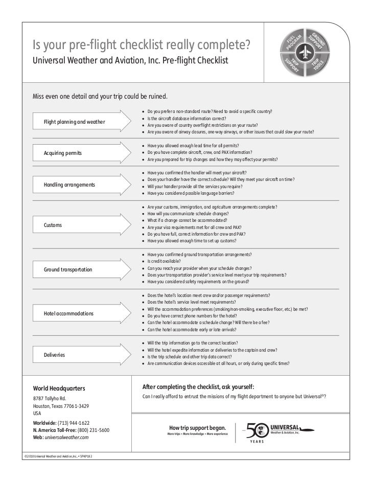 Fligh Planning Pre Flight Pilot Checklist fligh-planning-pre-flight-pilot-checklist