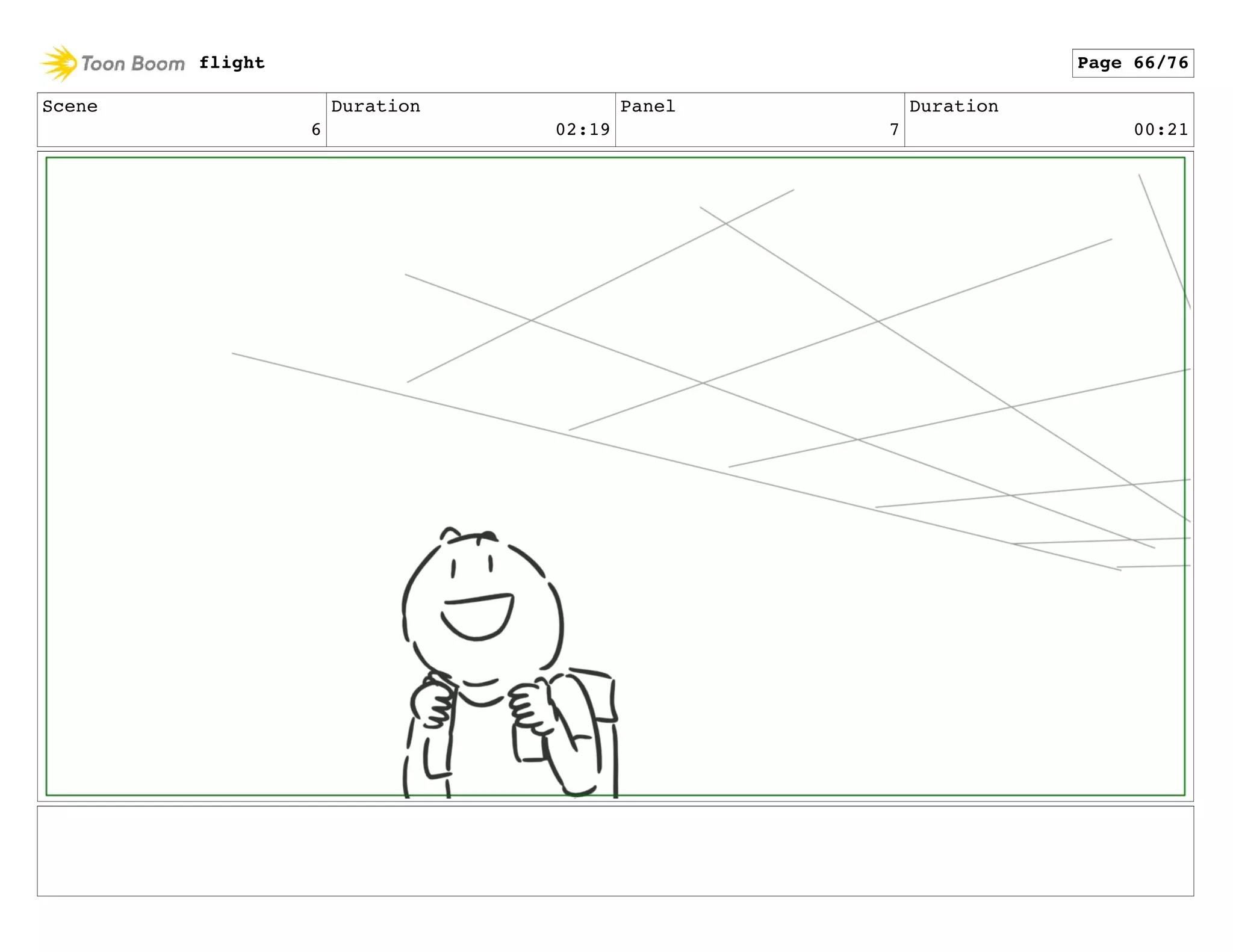 Scene
6
Duration
02:19
Panel
7
Duration
00:21
flight Page 66/76
 