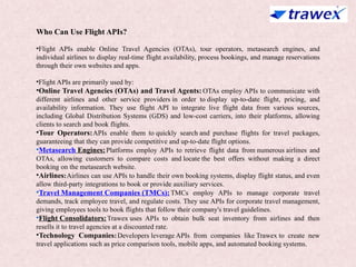 FLIGHT API | FLIGHT XML API INTEGRATION | PPTX