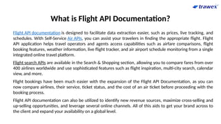Flight API Documentation | Flight API Cost | Flight Booking API | PPTX