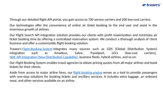 Flight API Documentation | Flight API Cost | Flight Booking API | PPTX