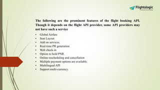 Flight Booking API | PPTX