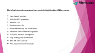 Open Flight API | Flight Booking API Provider | APIs Flight | PPTX