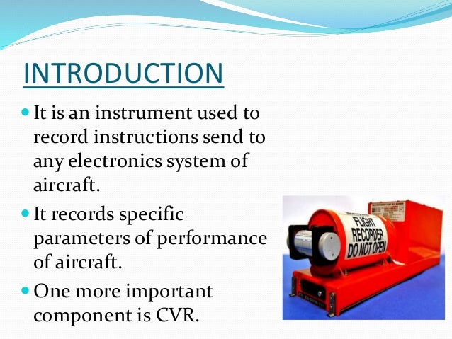 Flight data recorder