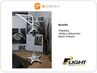 Benefits
•Flexibility
•Ability to Move from
Room to Room
 