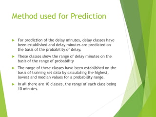 Flight departure delay prediction | PPTX