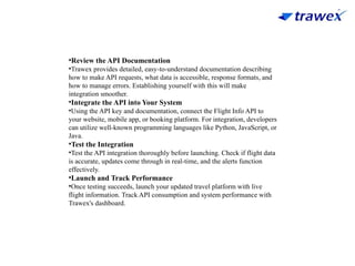 FLIGHT INFO API | AIRLINE SCHEDULE API | PPTX