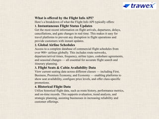 FLIGHT INFO API | AIRLINE SCHEDULE API | PPTX