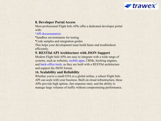 FLIGHT INFO API | AIRLINE SCHEDULE API | PPTX
