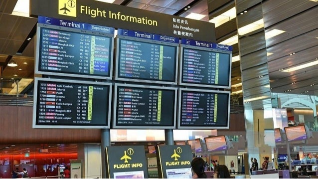 Flight information display system (FIDS)
