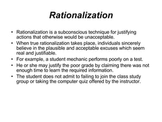 Time Rationalization Flight Instructor Human Behavior Lesson | PPT | Educational Assessment ...