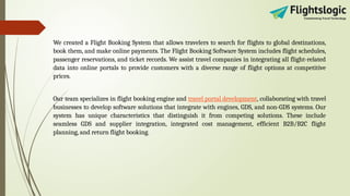 Flight Reservation Software | Flight Booking System | PPTX