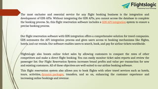 Flight Reservation Software | Flight Booking System | PPTX