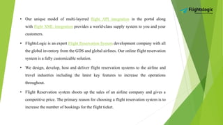 Flight Reservation System | PPTX