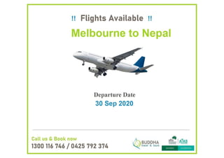 Flights available to nepal
