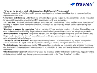 FLIGHT SEARCH API | FLIGHT RESERVATION SOFTWARE | PPTX