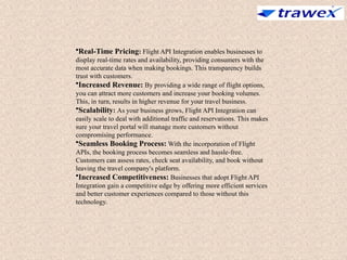 FLIGHT TICKET API | API INTEGRATION PLATFORM | PPTX