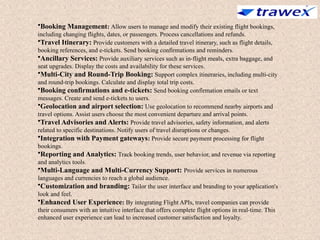 FLIGHT TICKET API | API INTEGRATION PLATFORM | PPTX