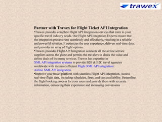 FLIGHT TICKET API | API INTEGRATION PLATFORM | PPTX