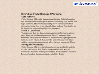 FLIGHT TICKET API | API INTEGRATION PLATFORM | PPTX