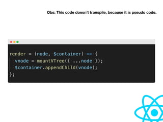 Obs: This code doesn’t transpile, because it is pseudo code.
 