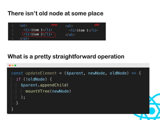 There isn’t old node at some place
What is a pretty straightforward operation
 