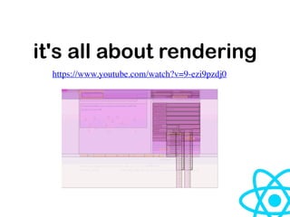it's all about rendering
https://www.youtube.com/watch?v=9-ezi9pzdj0
 