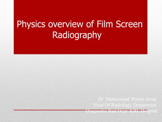 Flim screen physics | PPTX