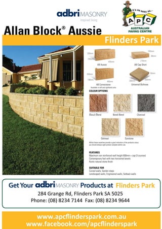 Flinders park apc_allanblock_aussie