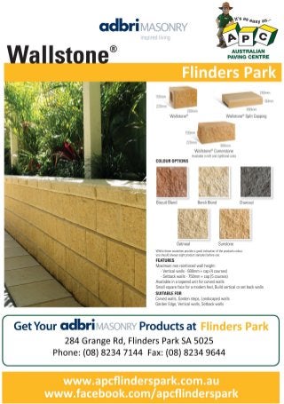 Flinders park apc_wallstone