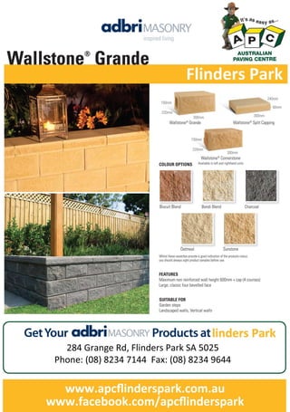 Flinders park apc_wallstone_grande