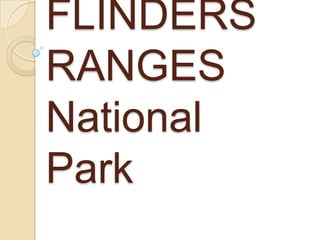 FLINDERS
RANGES
National
Park
 